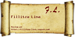 Fillitza Lina névjegykártya